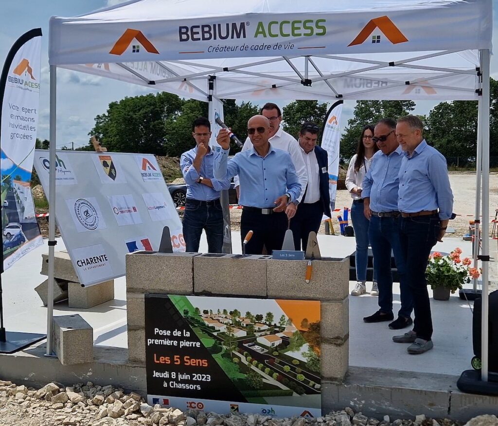 Partenaires et acteurs de la construction Bebium Access Les 5 Sens à Chassors